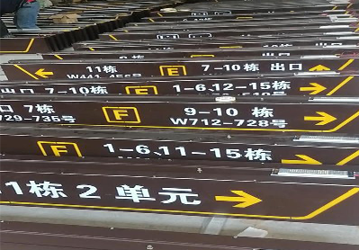 百色广告标识中，常见的几种安装方式。